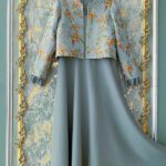 ست کت سارافون پرنده آبی