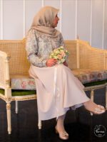 ست کت سارافون مروارید کرم - Image 4