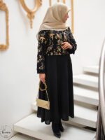ست کت سارافون پرنده مشکی - Image 2