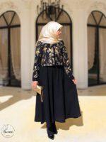 ست کت سارافون پرنده مشکی