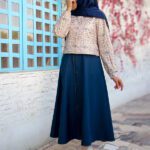 ست کت سوزندوزی-دامن جین