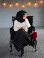 دامن پلیسه مشکی - Image 5