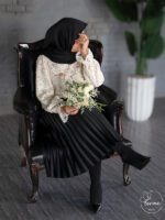 دامن پلیسه مشکی - Image 3