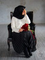 دامن پلیسه مشکی - Image 2