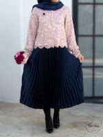 دامن پلیسه سورمه ای - Image 2