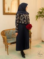 دامن پلیسه سورمه ای - Image 2